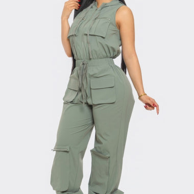 Hayley | Cargo Jumpsuit