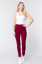 Jaclyn | Waist Band Long Ponte Pants