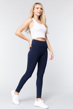 Jaclyn | Waist Band Long Ponte Pants