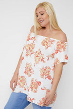 Jess | Floral Print Off The Shoulder Top