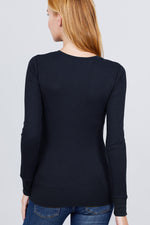 Lili | Long Slv Henley Thermal Top