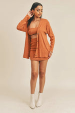 Tati | Cardigan Solid Color 3 Piece Set