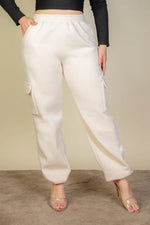 Lara | Plus Size Side Pocket Drawstring Waist Sweatpants