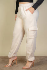 Lara | Plus Size Side Pocket Drawstring Waist Sweatpants